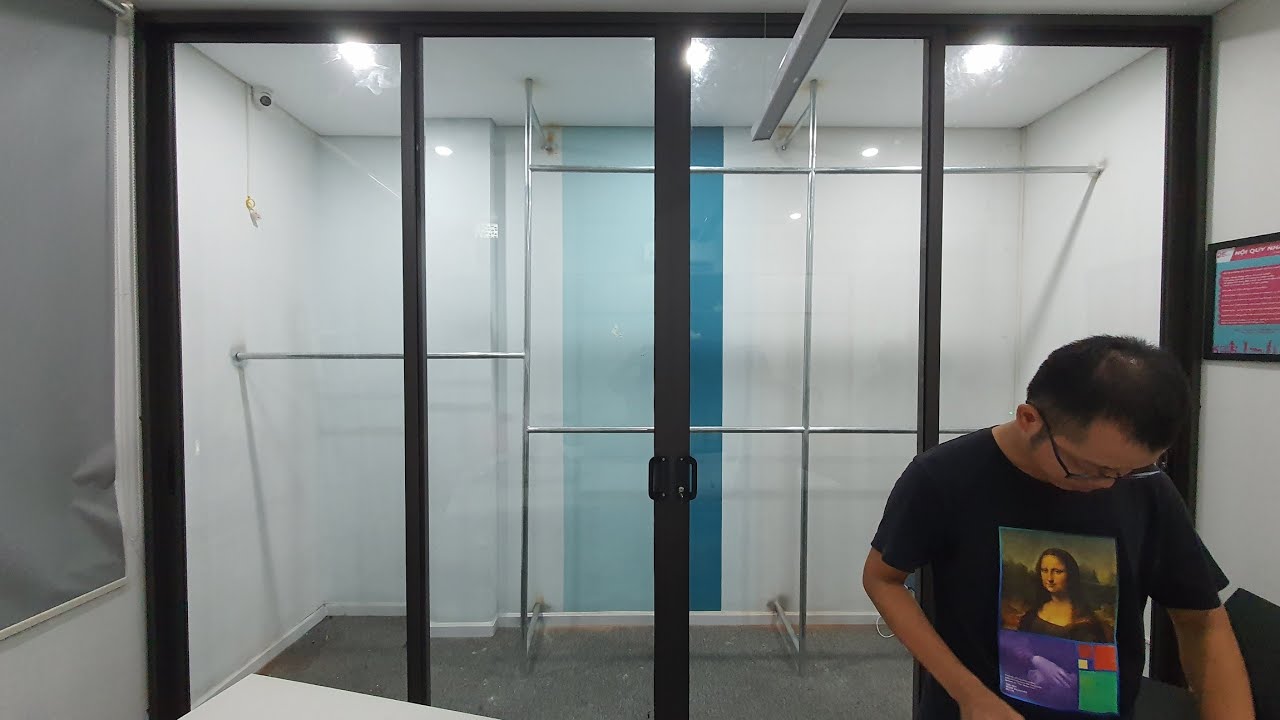 XIINGFA DOOR/ Lắp đặt cửa lùa xingfa 4 cánh hệ 93 tại không gian này quá khó!