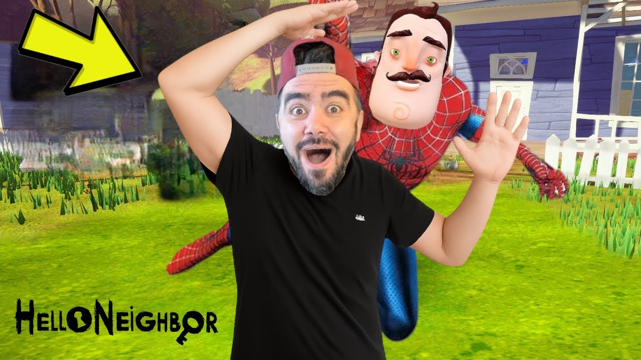 HELLO NEIGHBOR SPIDERMAN OLDU BENI YAKALADI!! - HELLO NEIGHBOR