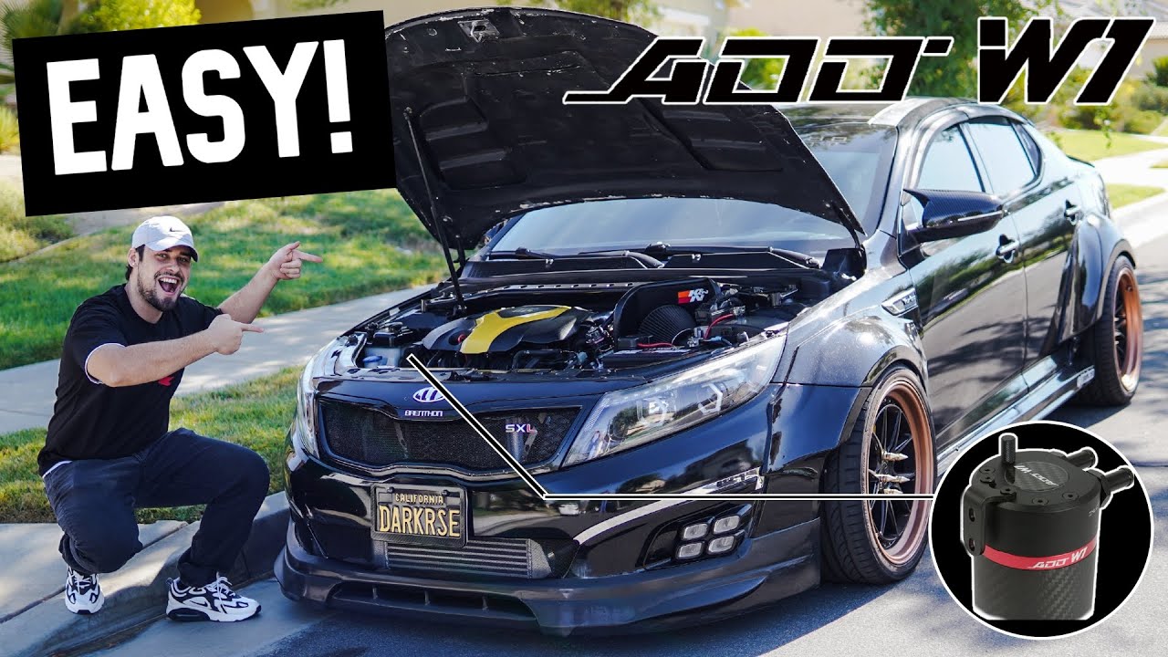 Oil Catch Can Install ADD-W1 KIA OPTIMA l How to