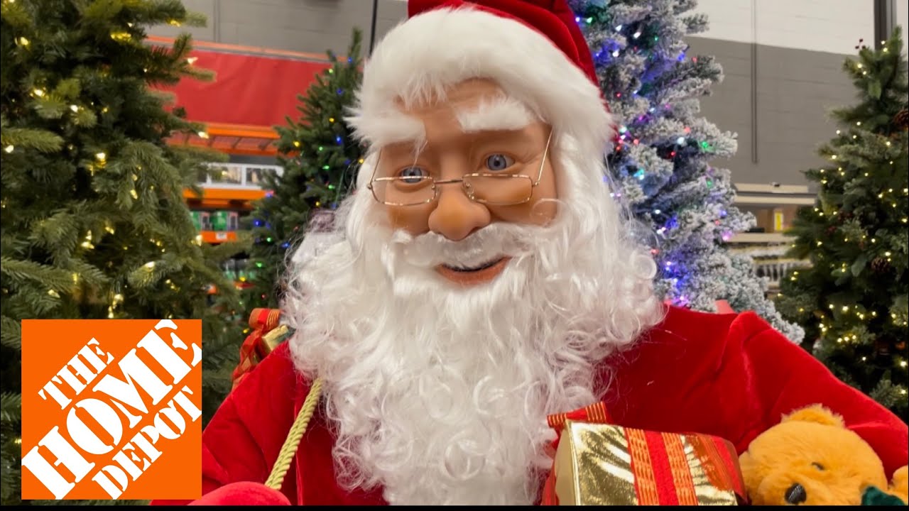 CHRISTMAS 2021 | HOME DEPOT - NORTH CANTON, OHIO Santa Animatronic, Nutcracker #christmas