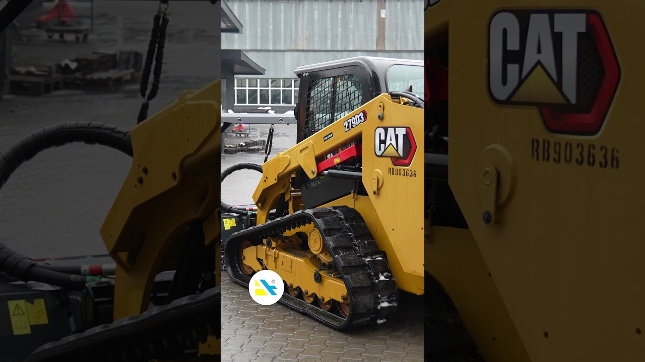 Готове рішення для розчищення території: мінінавантажувач #CAT + мульчери #Prinoth #розліснення