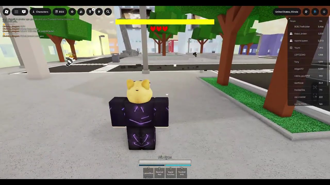 Super cool Chara boss fight in Jujutsu Shenanigans
