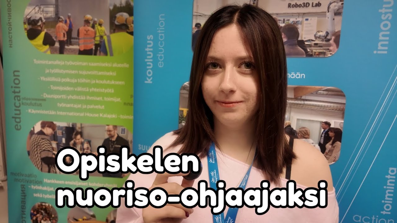 Opiskelen nuoriso-ohjaajaksi. 