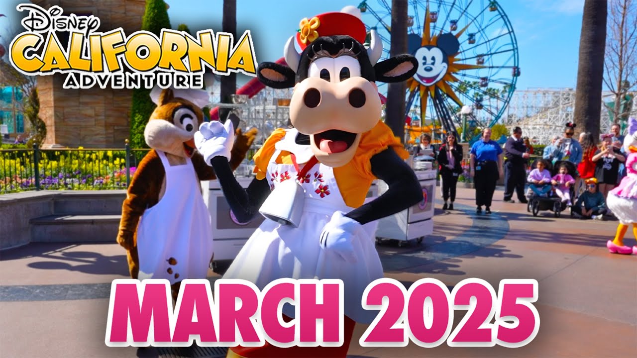 Disney California Adventure - March 2025 Walkthrough - Carthay Circle Construction & Food Fest [4K]