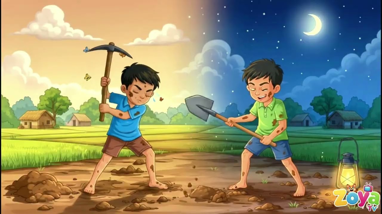 🥇 শ্রমের সুফল | Bangla Short Moral Story for Kids | শিশুদের নৈতিক গল্প | Zoya TV Kids