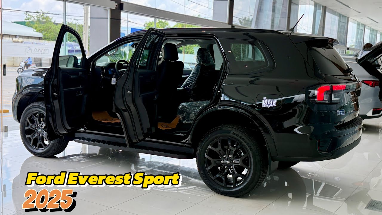 New Ford Everest Sport 2025 Luxury SUV 7Seats 2.0L Diesel | Black Color