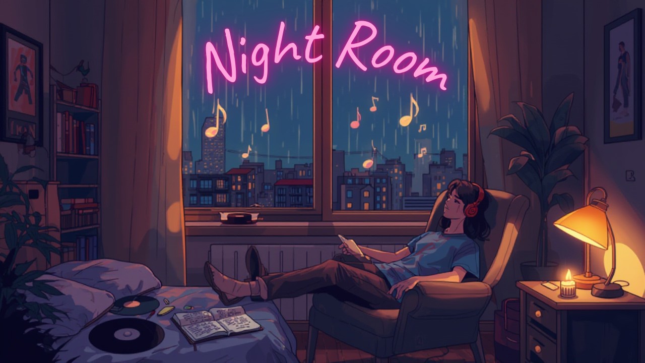 【作業用BGM】Night Room. 深夜、自分だけの世界へ。Lo-Fi Hip Hop
