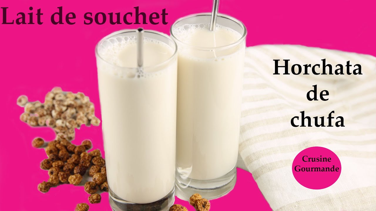 Lait de souchet ou Horchata de chufa !  🥛 Crusine Gourmande 🍓