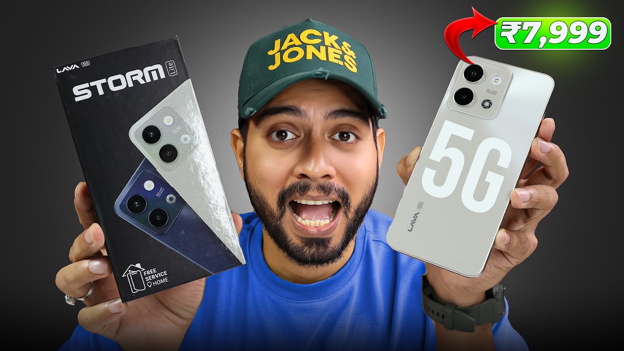 Lava Storm Lite 5G  *UNBOXING & REVIEW* Best SmartPhone Under Rs 8000 ? with MTK Dimensity 6400