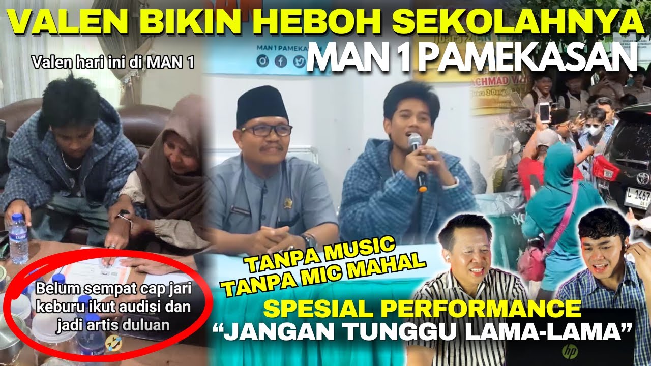 Resmi Lulus! Kedatangan Valen di MAN 1 Pamekasan Hibur Warga Nyanyi Jangan Tunggu Lama-Lama