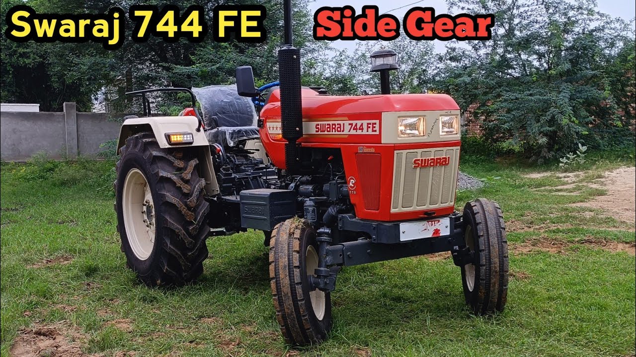 Swaraj 744 FE 5 Star Side Gear Top Model // New 2024 Model
