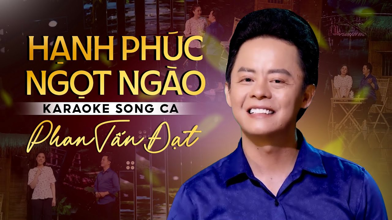 Karaoke Tân Cổ Hạnh Phúc Ngọt Ngào - Thiếu Đào ✔ Song ca cùng Phan Tấn Đạt
