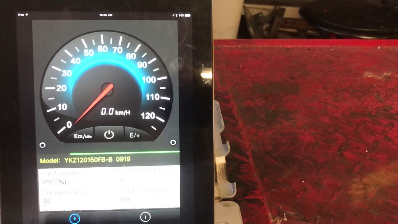 1975 KZ400 Electric Motorcycle Yuyang King 150Amp Controller w/Bluetooth