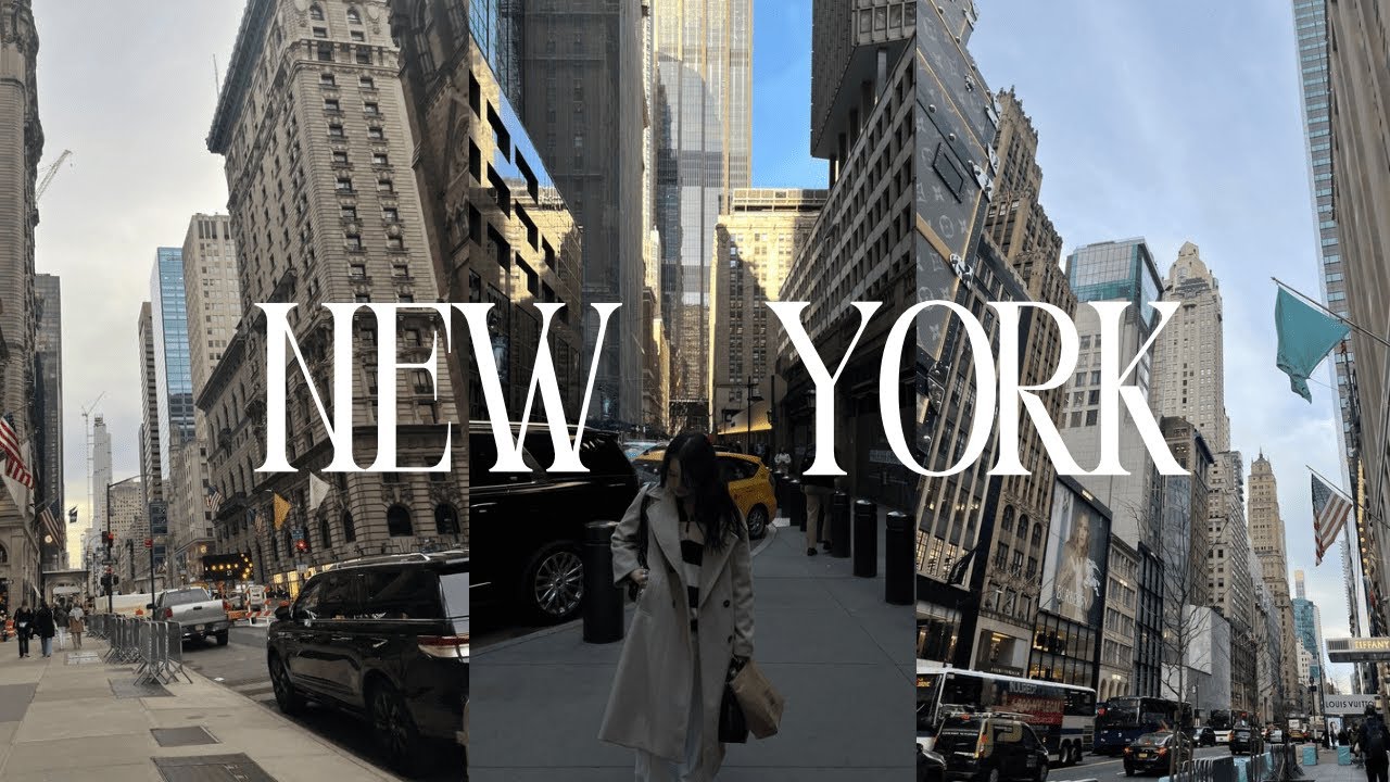 NEW YORK VLOG ★  travel with me - what i eat + museum + shopping + exploring the city  [ENG/JPN]