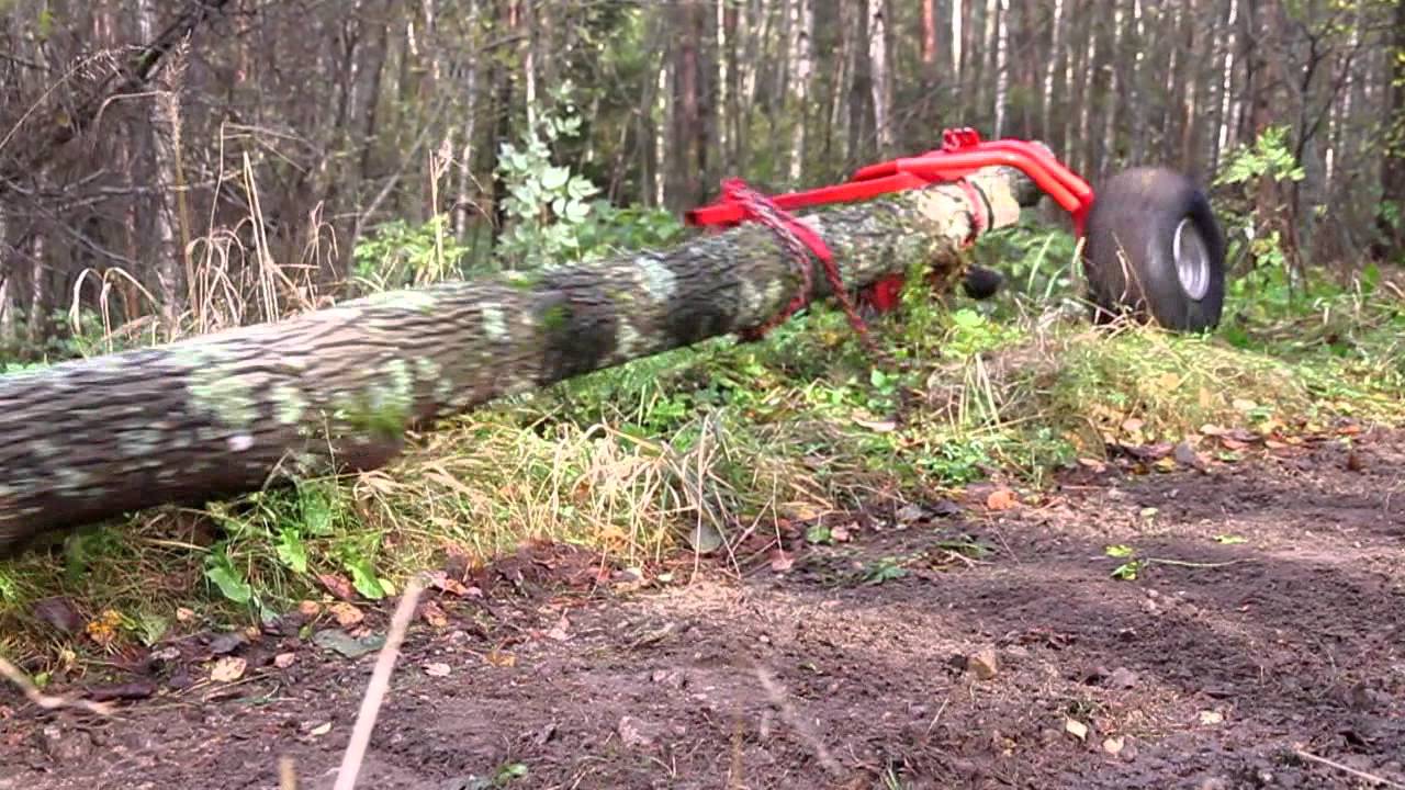 Atv-Expert Juontokärry (Log skidding long trees)