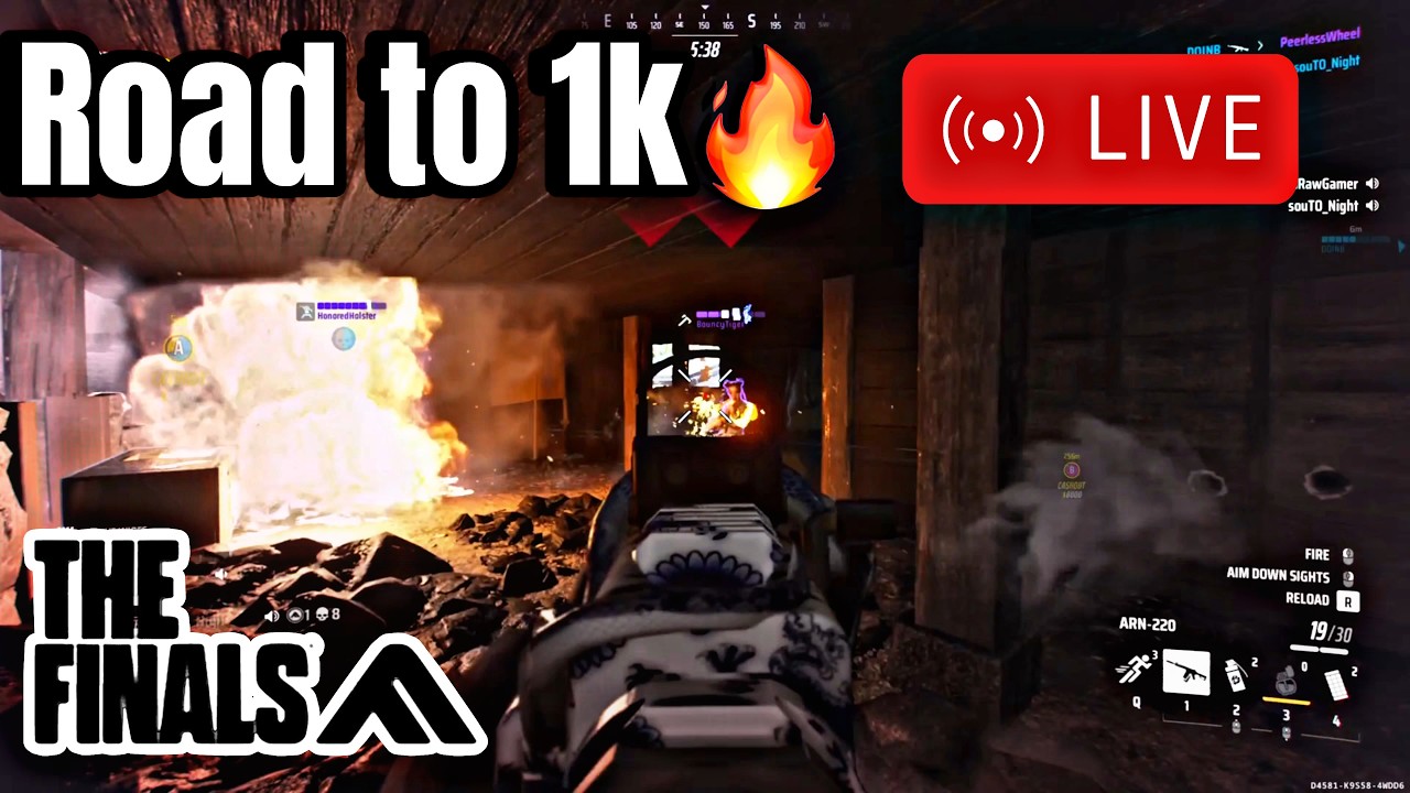 Cashout, power shift, TDM 😍The Finals 💥Road to 1k 🔥