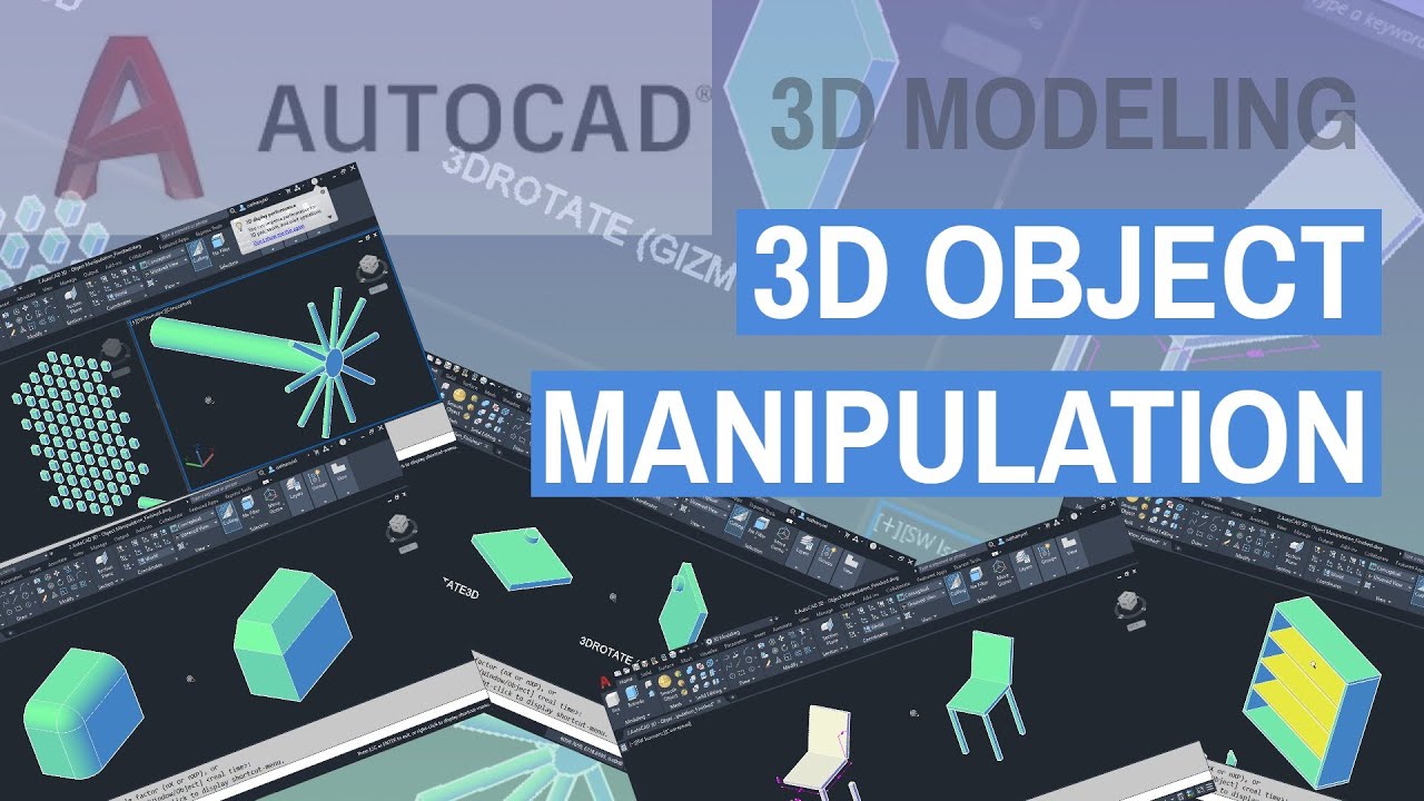 AutoCAD 3D Tutorial Tagalog - 3D Object Manipulation
