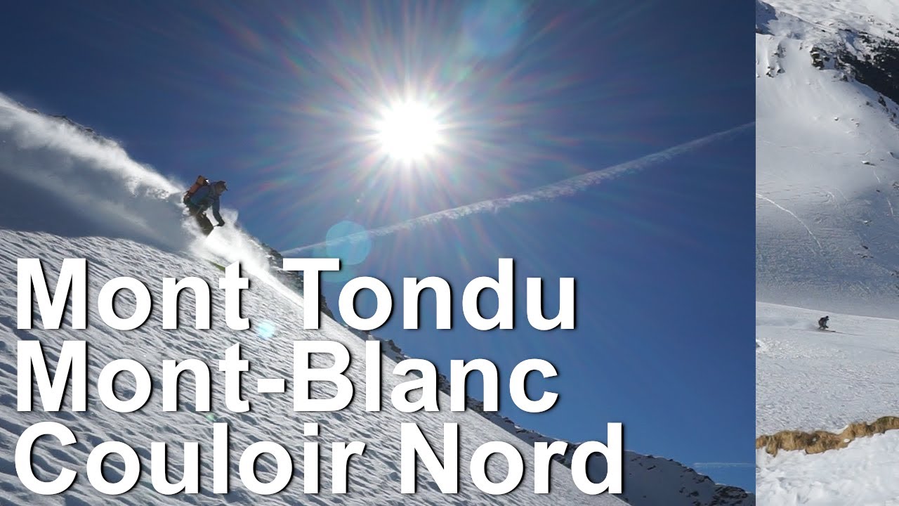 Pain de Sucre Mont-Tondu Couloir Nord Nant Blanc Combe Blanche Mont-Blanc ski de randonnée montagne