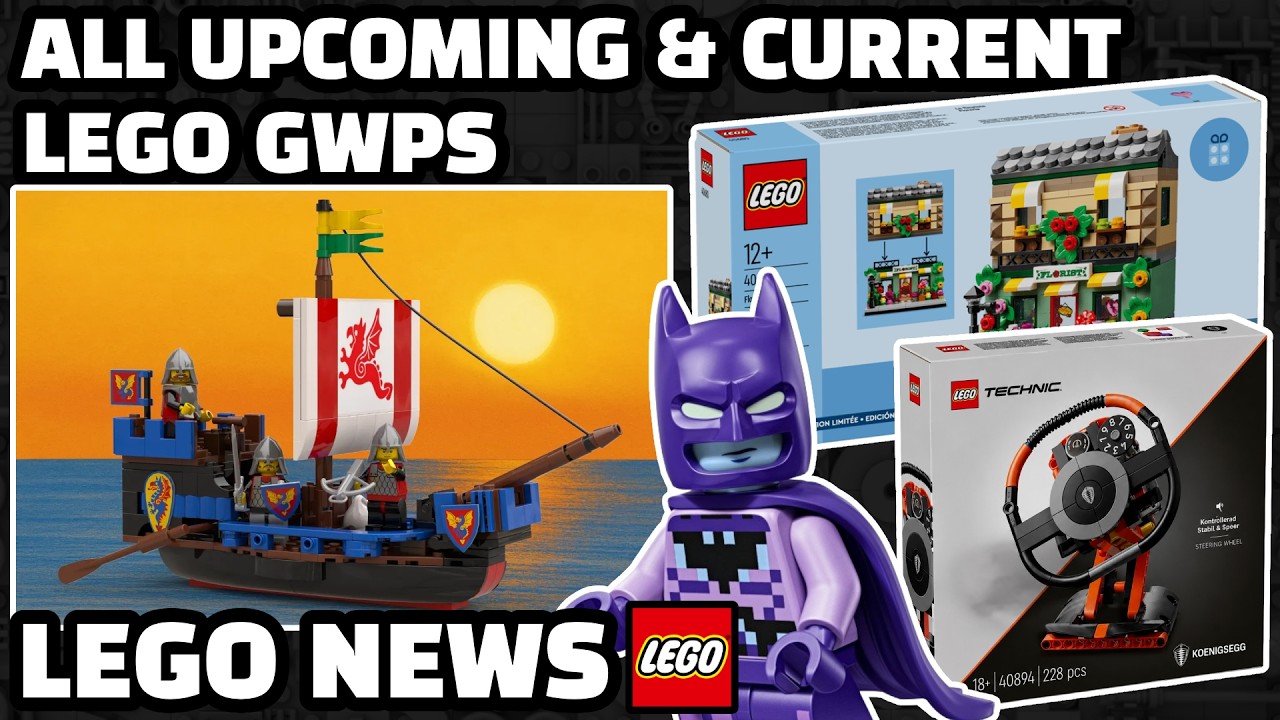 ТЕКУЩИЕ И БУДУЩИЕ ПОДАРКИ LEGO ЗА ПОКУПКУ | Винтажный морской змей | Цветочный магазин | РЕТРО Бэ...