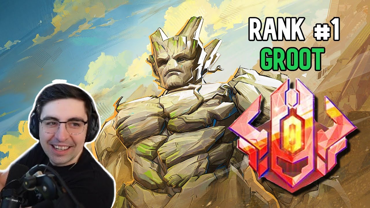 RANK 1 GROOT carries SHROUD | Marvel Rivals