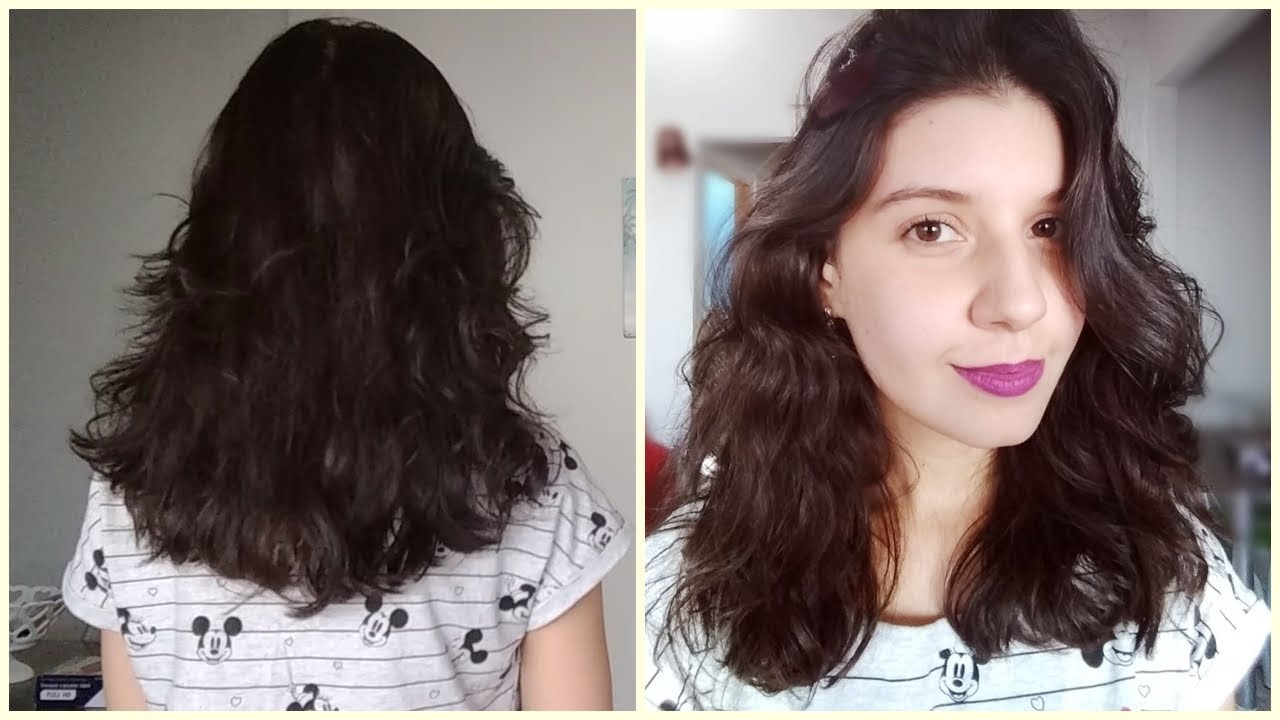 Como Cortar Cabelo Ondulado 2a em Casa | Curto/Médio ♥ Natália Biazzi
