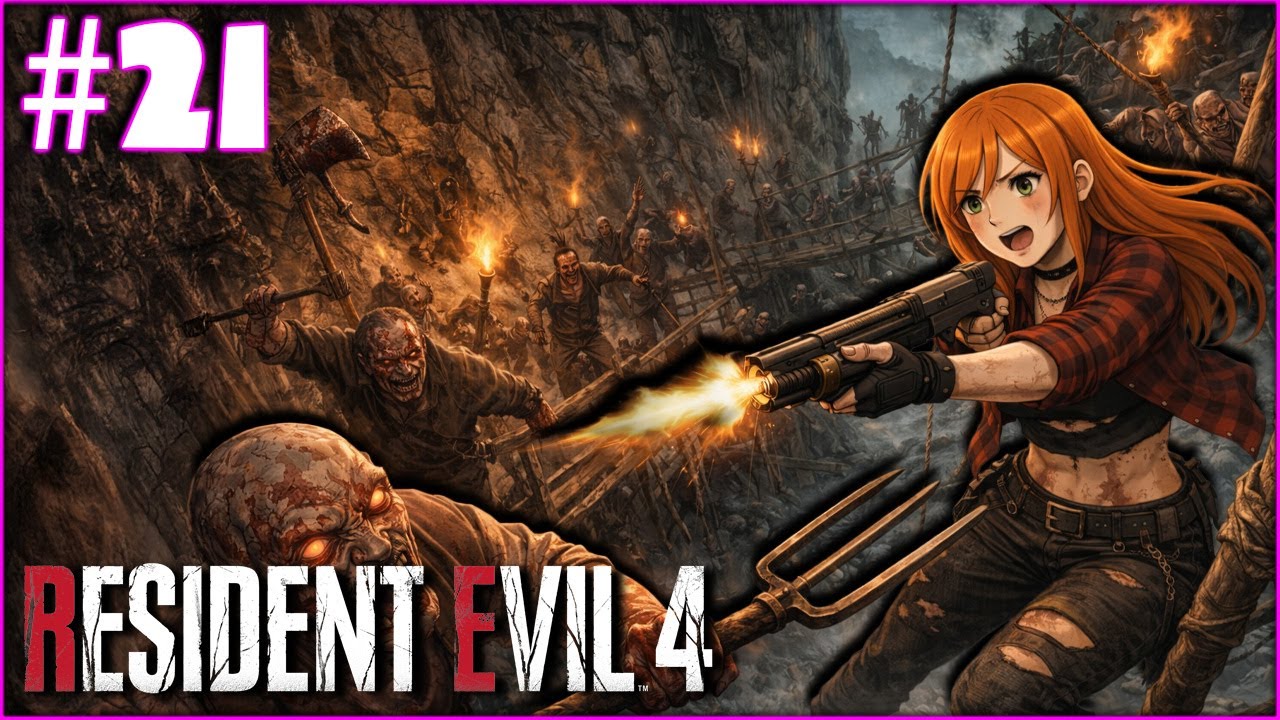 Cliffside Scaffolding From Hell 😱 Resident Evil 4 Remake I Part 21