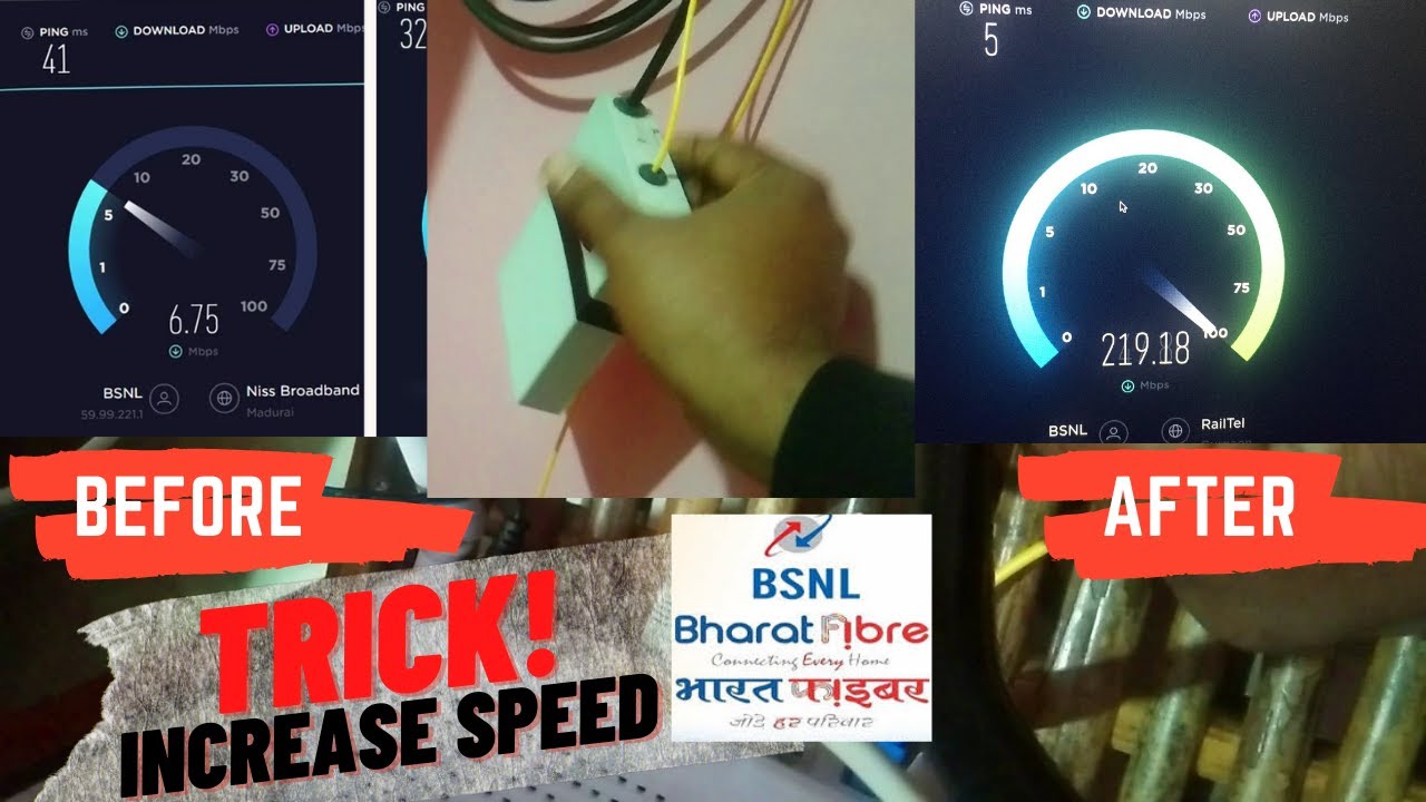 increase bsnl ftth speed | how to fix BSNL FTTH slow speed problem