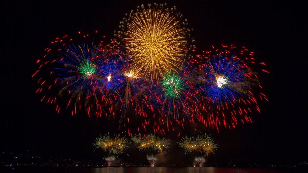 Feuerwerk Seenachtfest Rapperswil 2018 (Freitag)