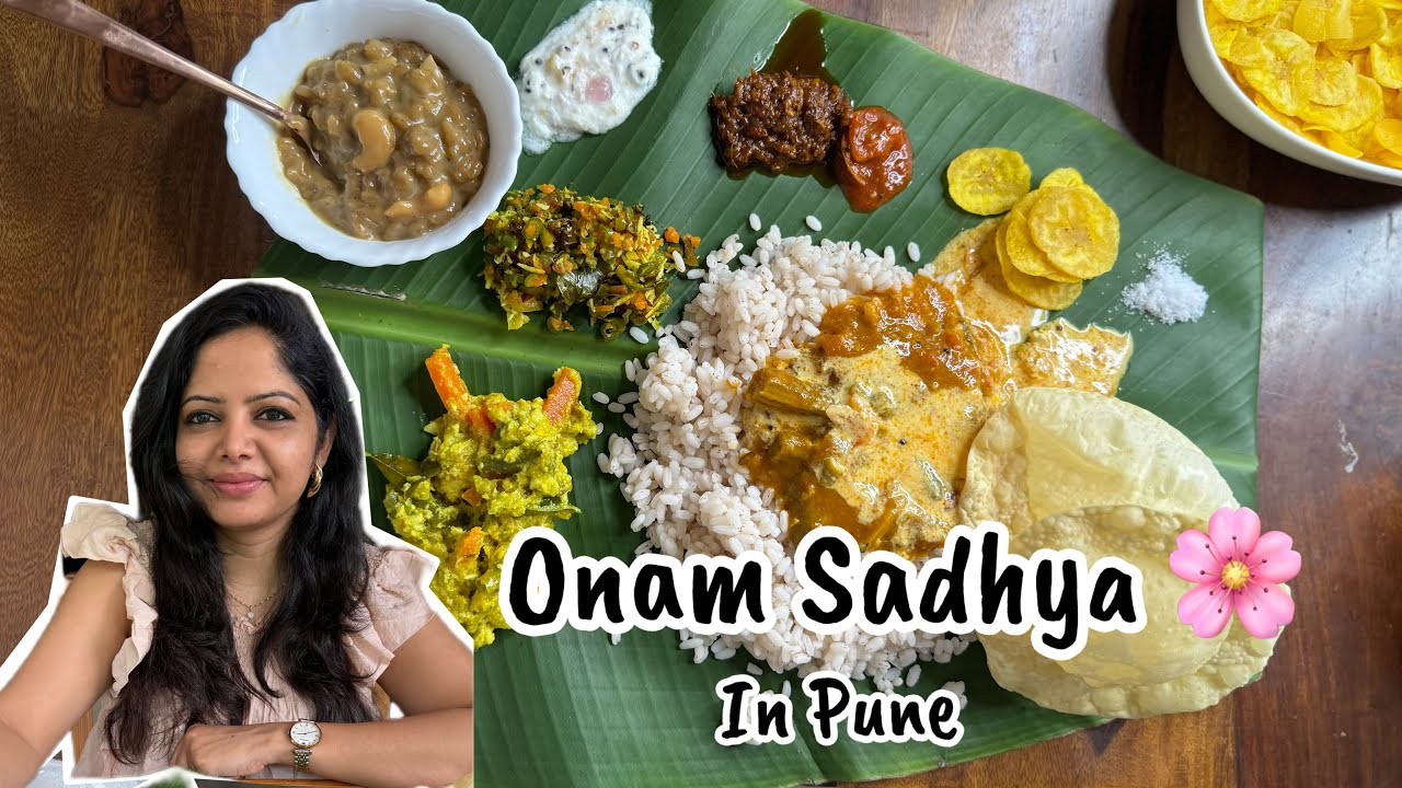 Onam Sadhya in Pune #ashortaday #onam