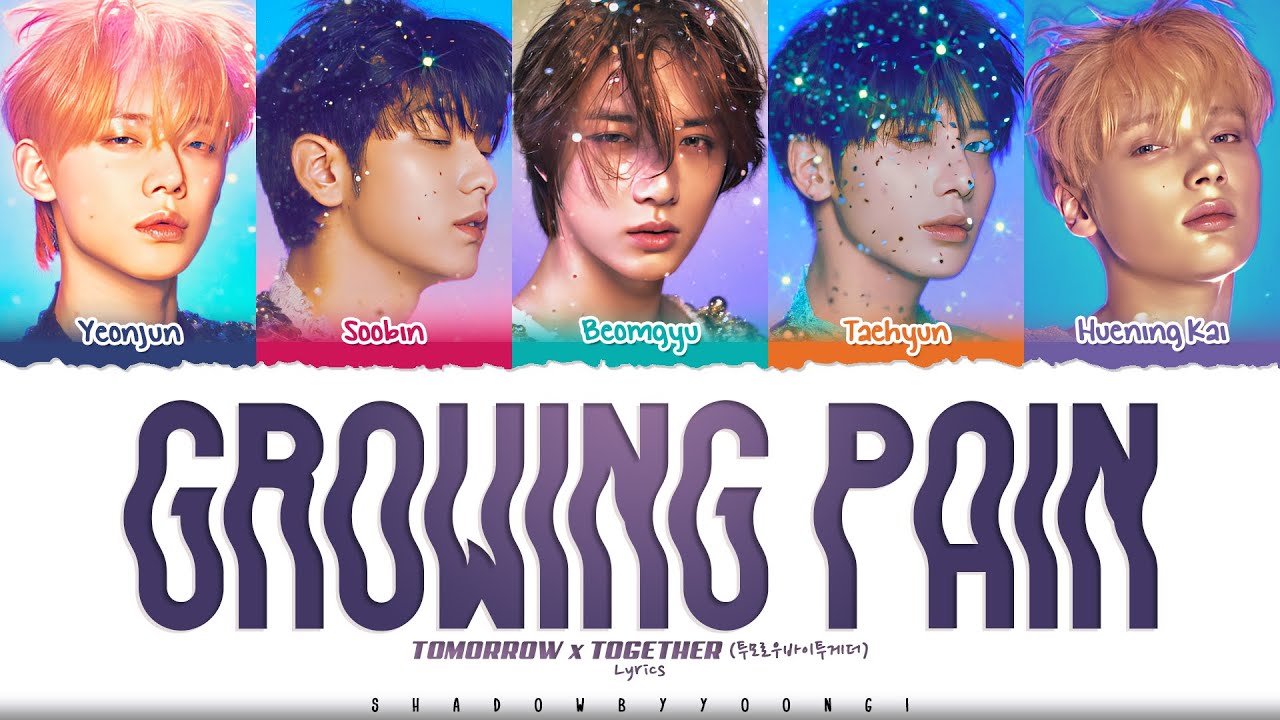 TXT (투모로우바이투게더) 'Growing Pain' Lyrics [Color Coded Han_Rom_Eng] | ShadowByYoongi