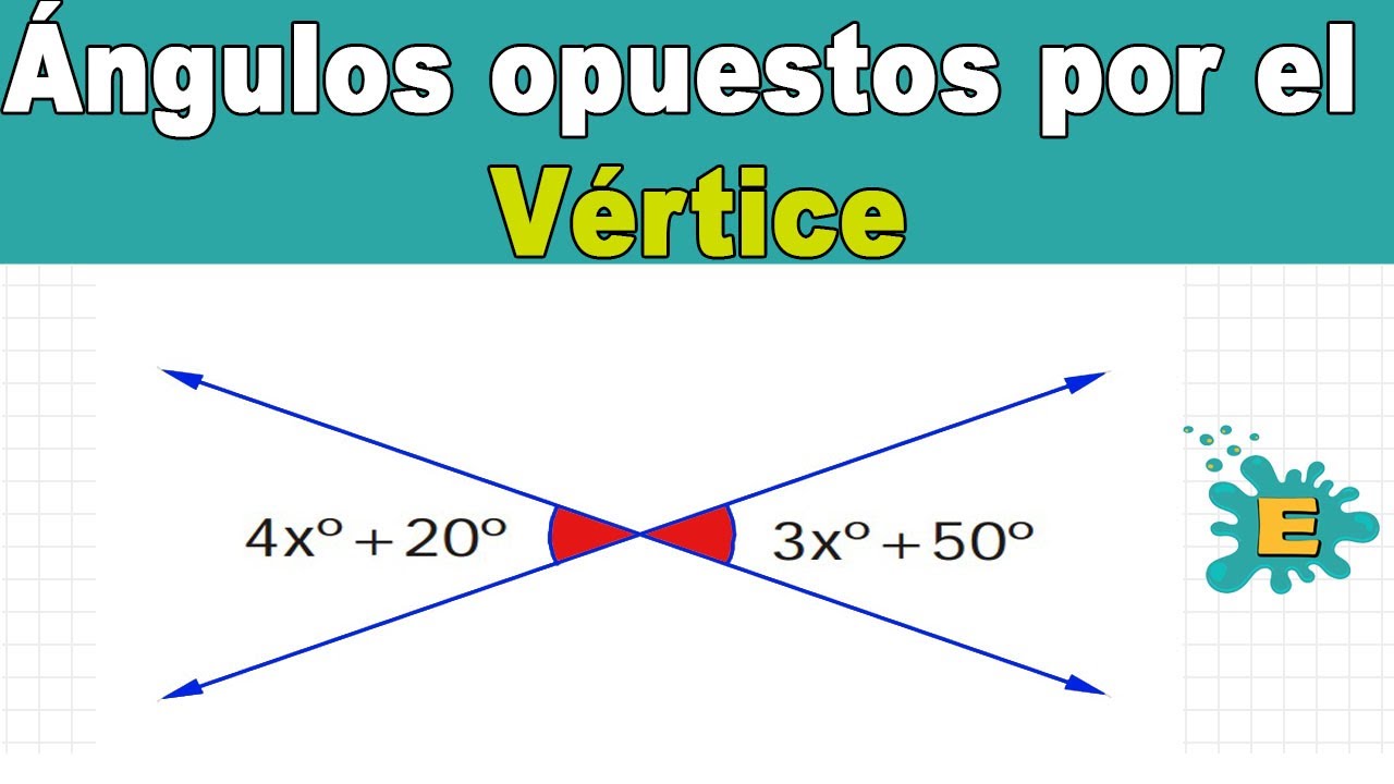 💥Ángulos OPUESTOS por el Vértice
