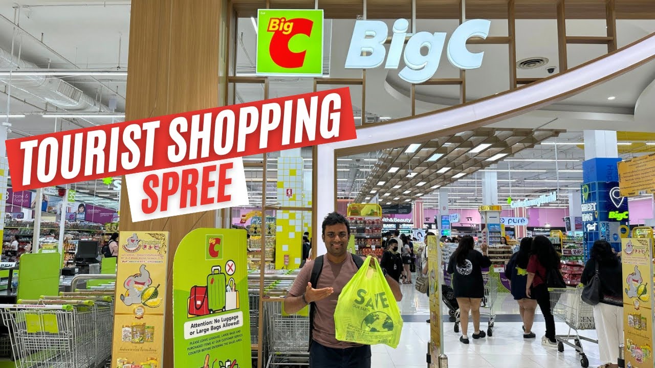 Unbelievable Prices at Big C Bangkok! 🛒 Tourist Shopping Spree
