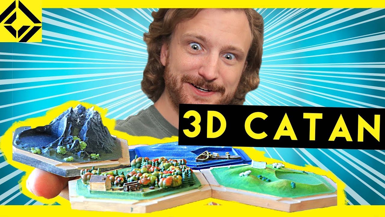 Niko's Homemade 3D Settlers of Catan Set!