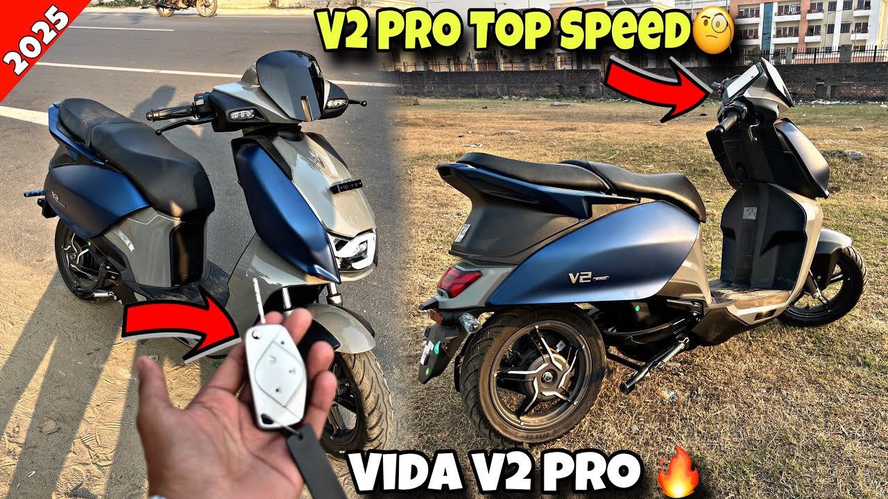 2025 Vida V2 Pro Top Speed 🔥| Eco, Ride, & Sport Mode 🤔