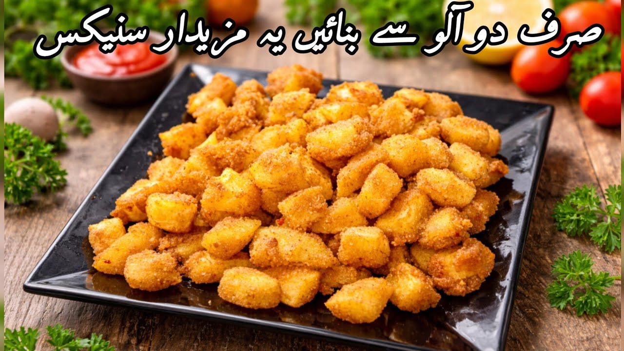 Potatoes Dots Recipe | Potatoes Easy Snacks | Quick & Crispy Potatoes Dots At Home |