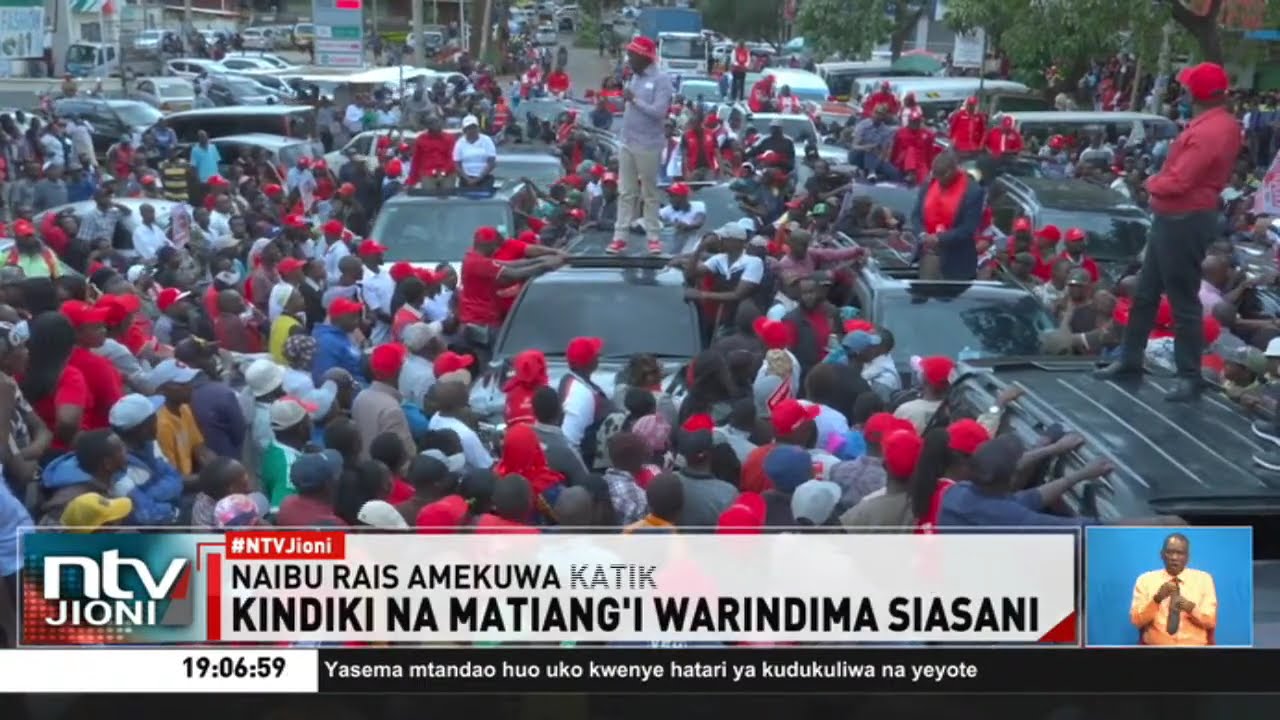 Kindiki, Matiang'i wakweya Mlima Kenya kutafuta kura za 2027