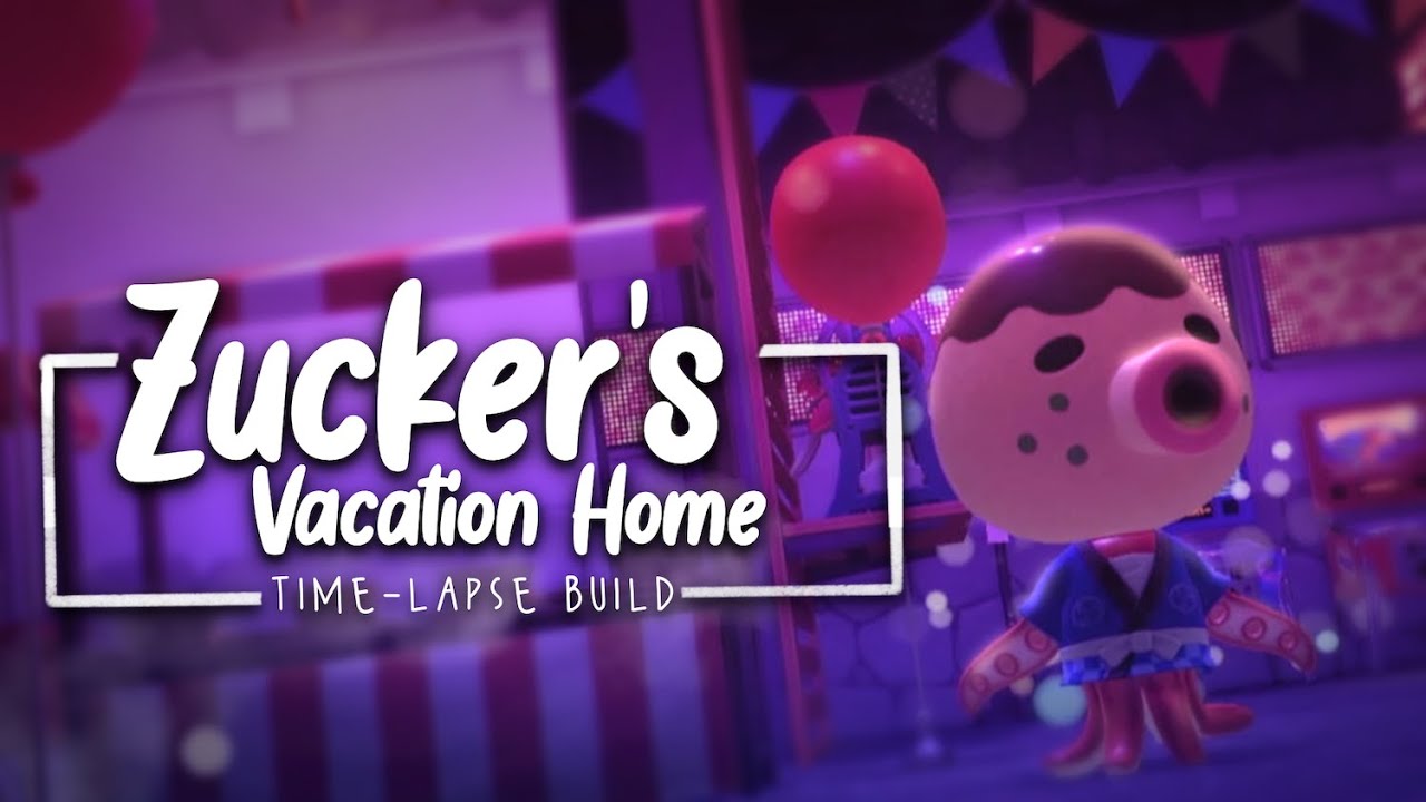 【acnh】🐙 Zucker's Home / Happy Home Paradise 🏝【animalcrossing】