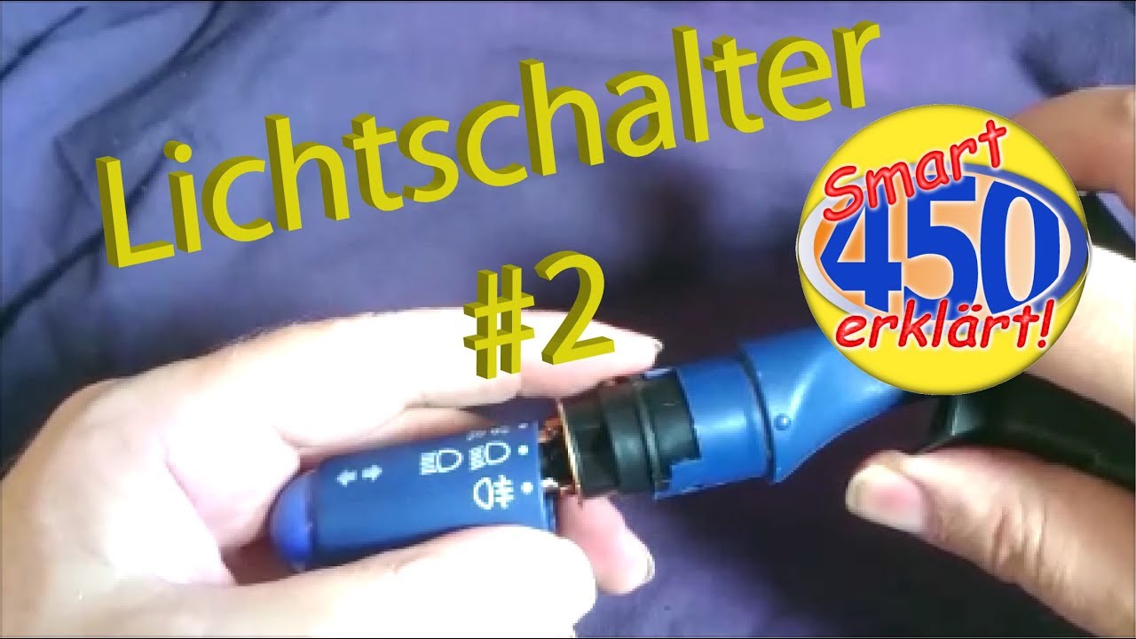 Smart Fortwo Lichtschalter reparieren Blinkerschalter Reparatur English Subtitle