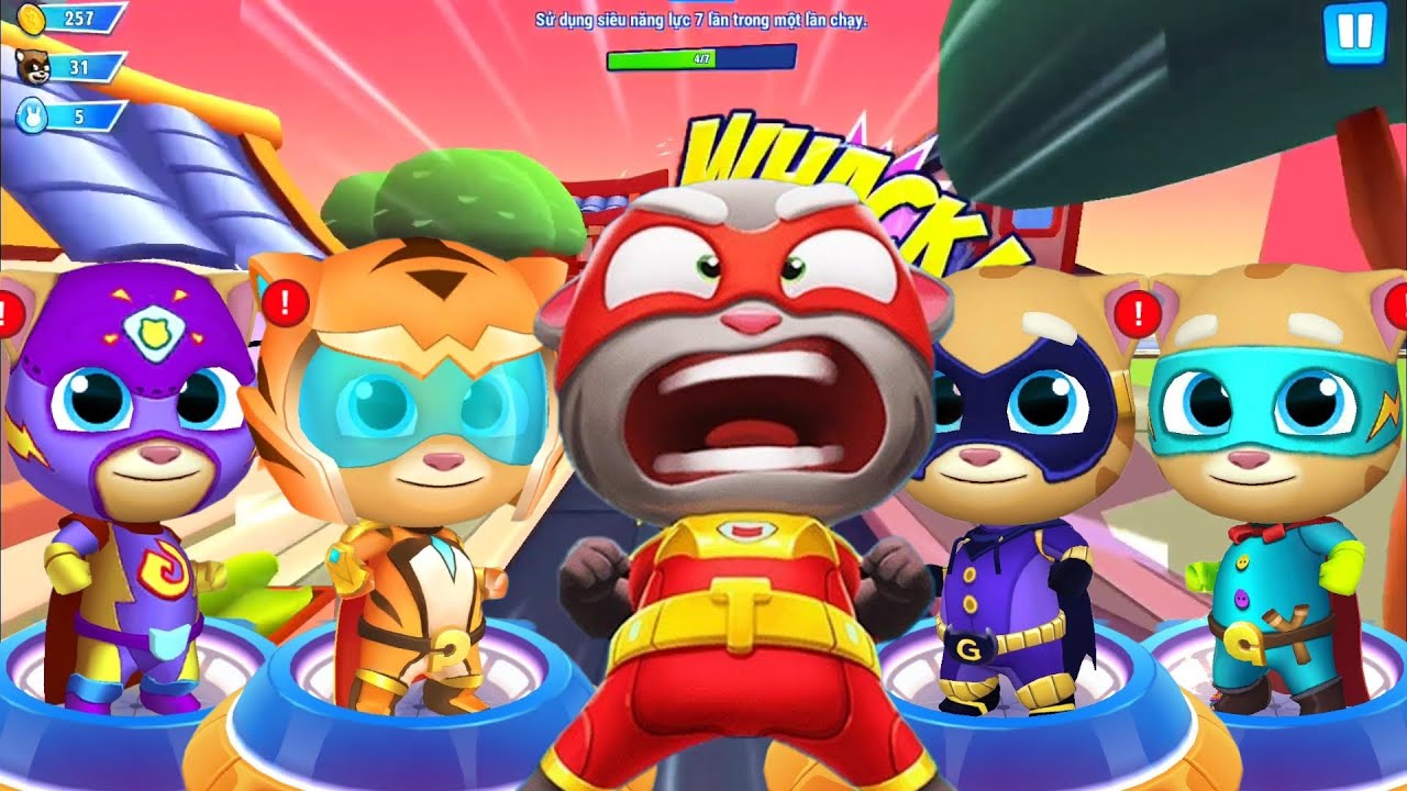 Talking Tom Hero Dash Special Event - Tom vs All Ginger - FHDFull Screen - Android iOS