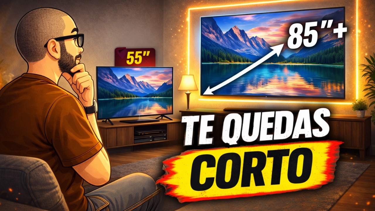 El tama&ntilde;o de TV que DEBER&Iacute;AS comprar (y no es el que crees)