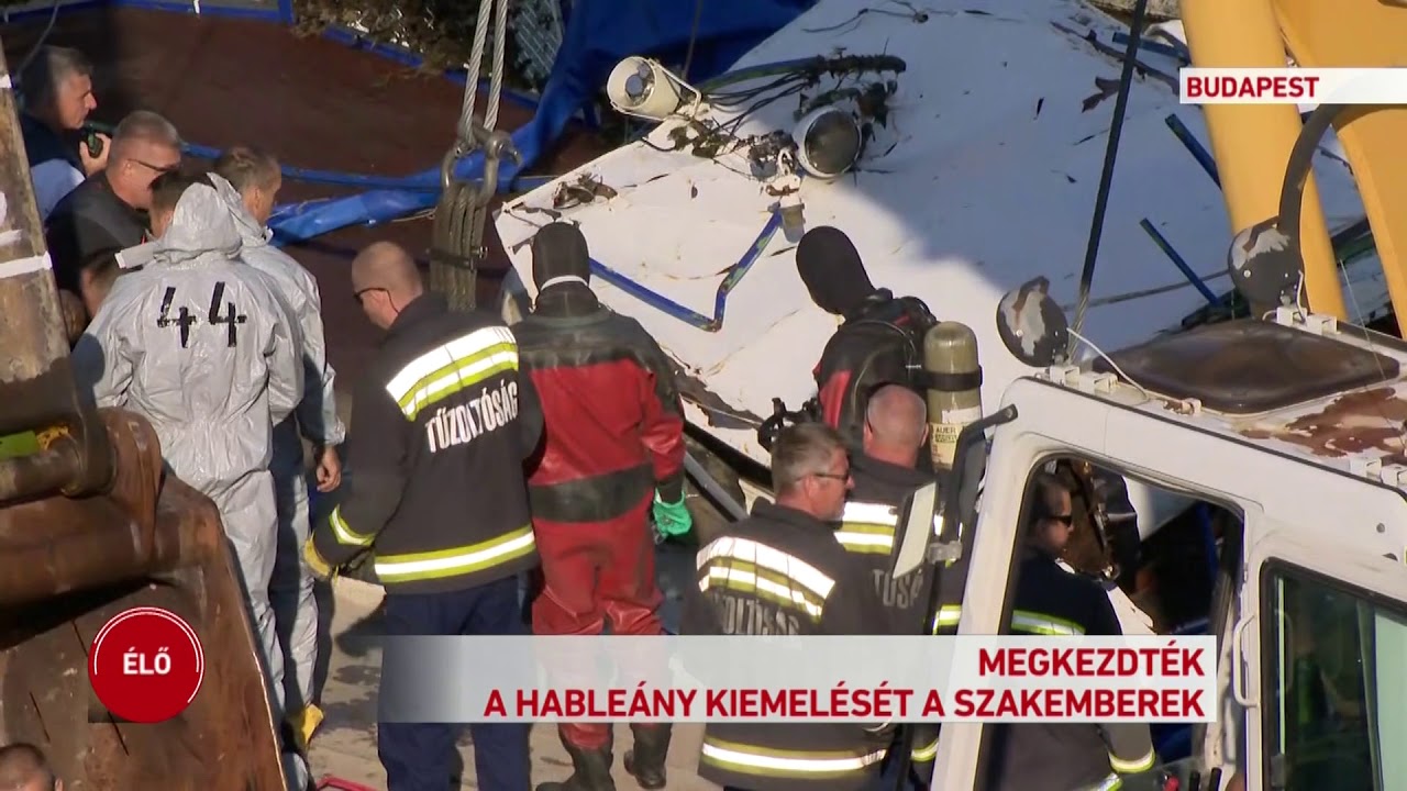 Búvárok vizsgálták át a megemelt Hableány kapitányi hídját