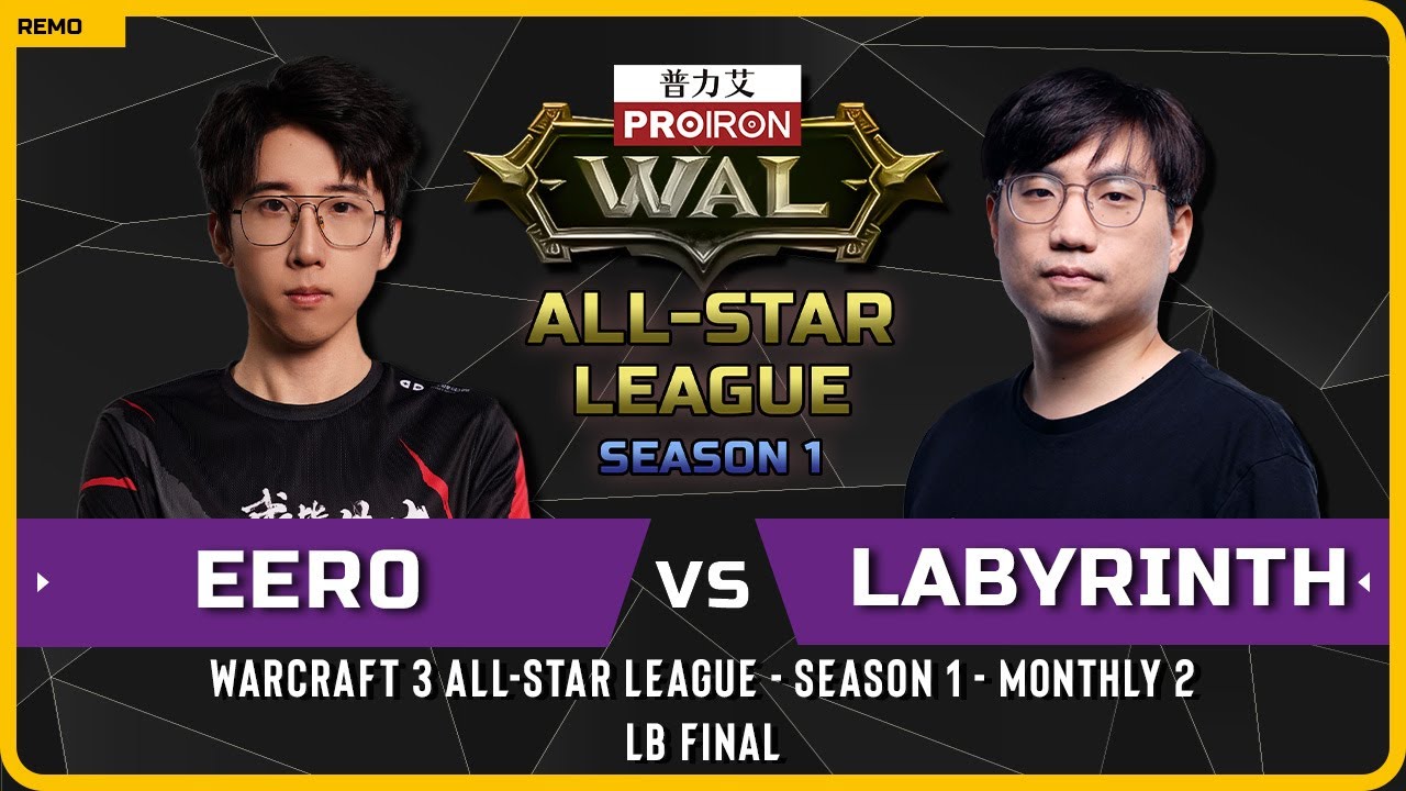 WC3 - [UD] Eer0 vs LabyRinth [UD] - LB Final - Warcraft 3 All-Star League Season 1 Monthly 2
