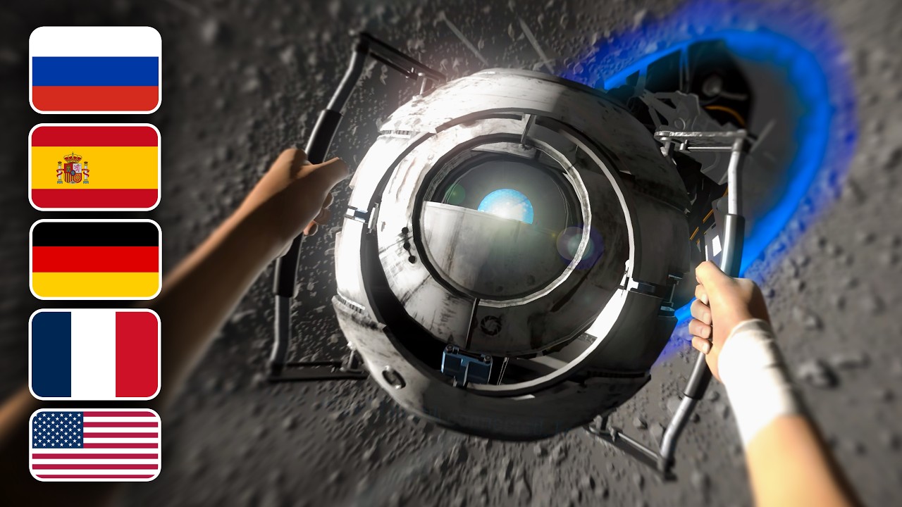 Portal 2's Ending in Different Languages...