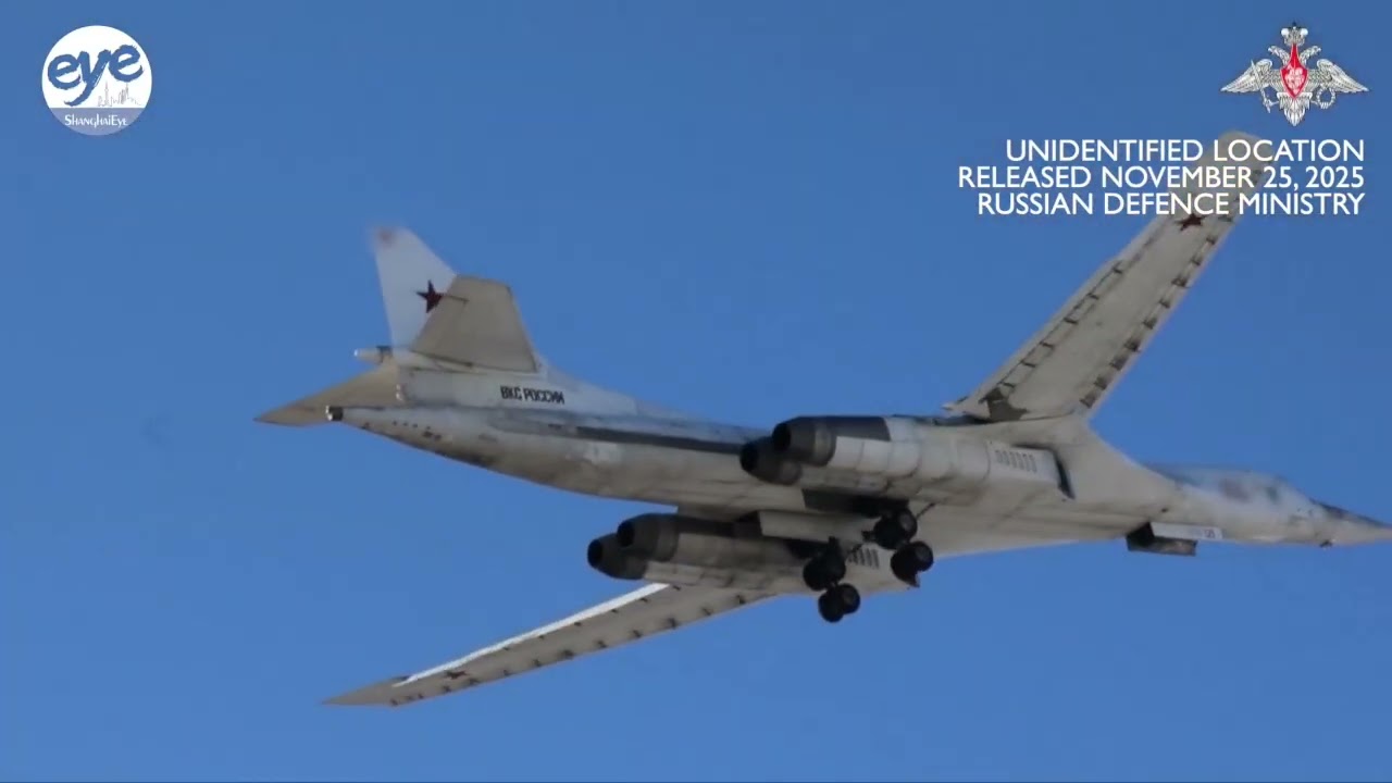 WATCH: Russian strategic bombers conduct patrol over Arctic Ocean