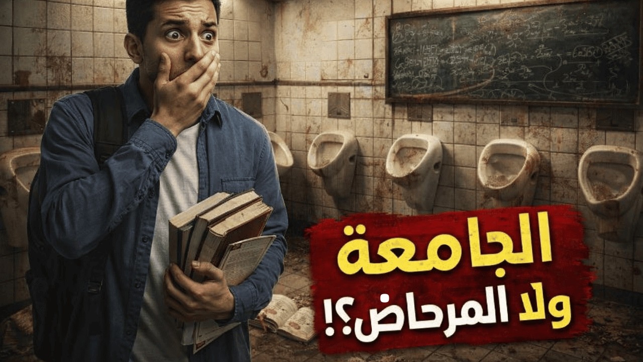 الجامعة ولا المرحاض؟؟...