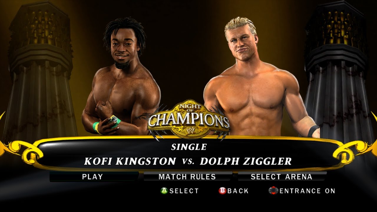 WWE SmackDown vs. RAW 2010 - Kofi Kingston vs. Dolph Ziggler