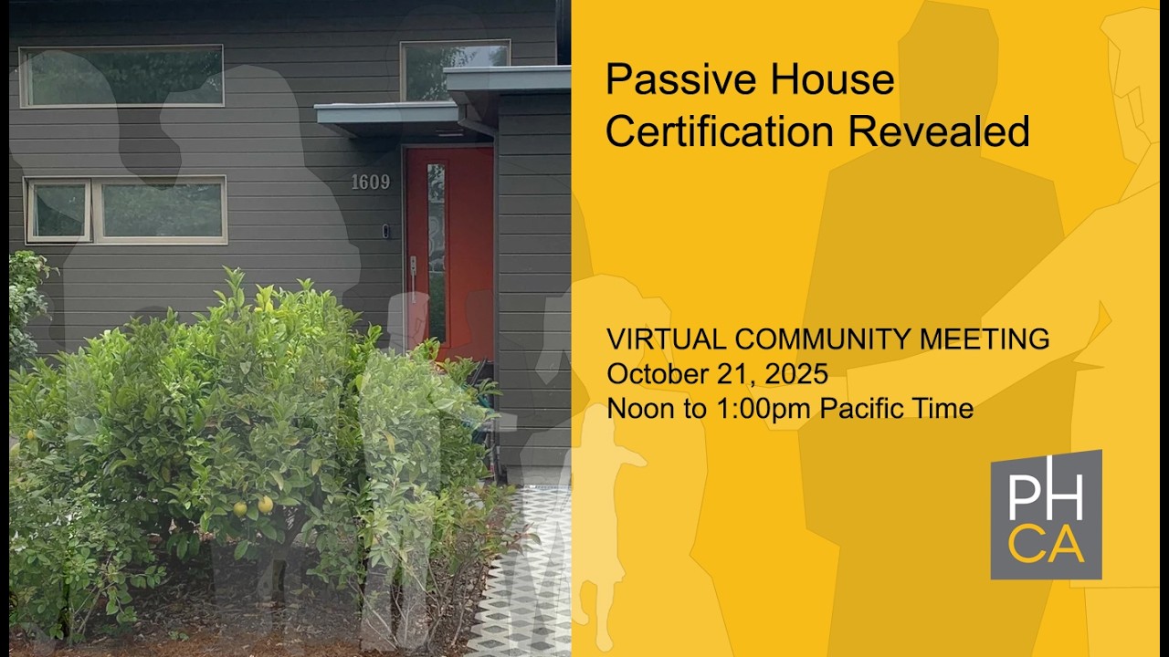 Passive House Certificaton Revealed