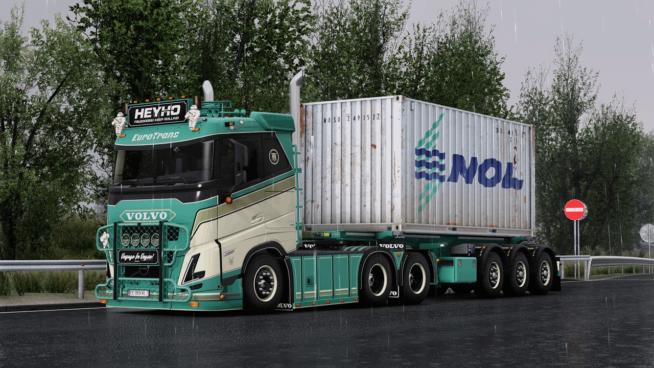 ETS2 Driving Volvo FH16 Aero