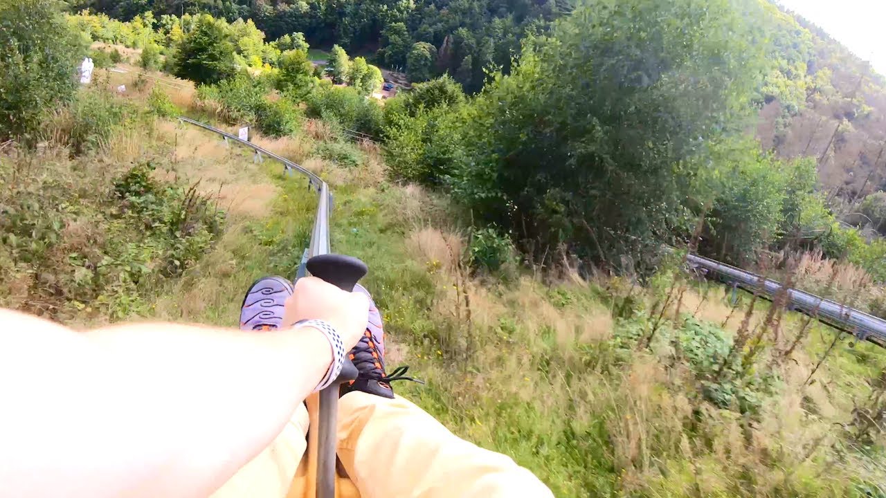 Erlebnis-Rodelbahn Ruhla - Die steilste Rodelbahn in Deutschland! | 4K Onride POV