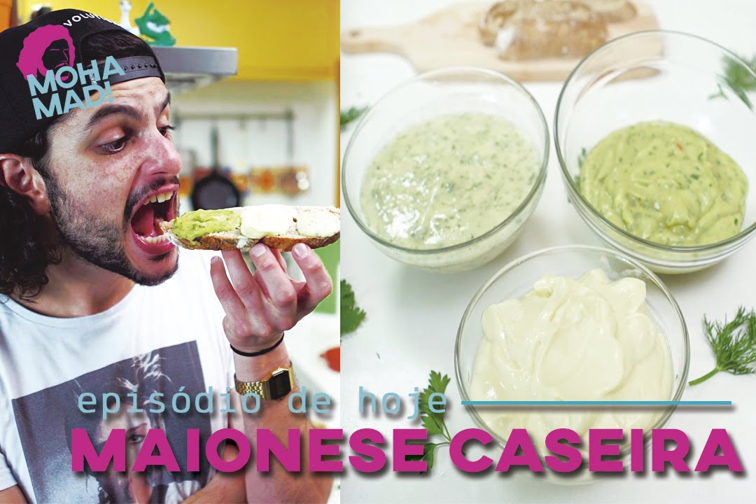 3 TIPOS DE MAIONESE CASEIRA | Mohamad Hindi